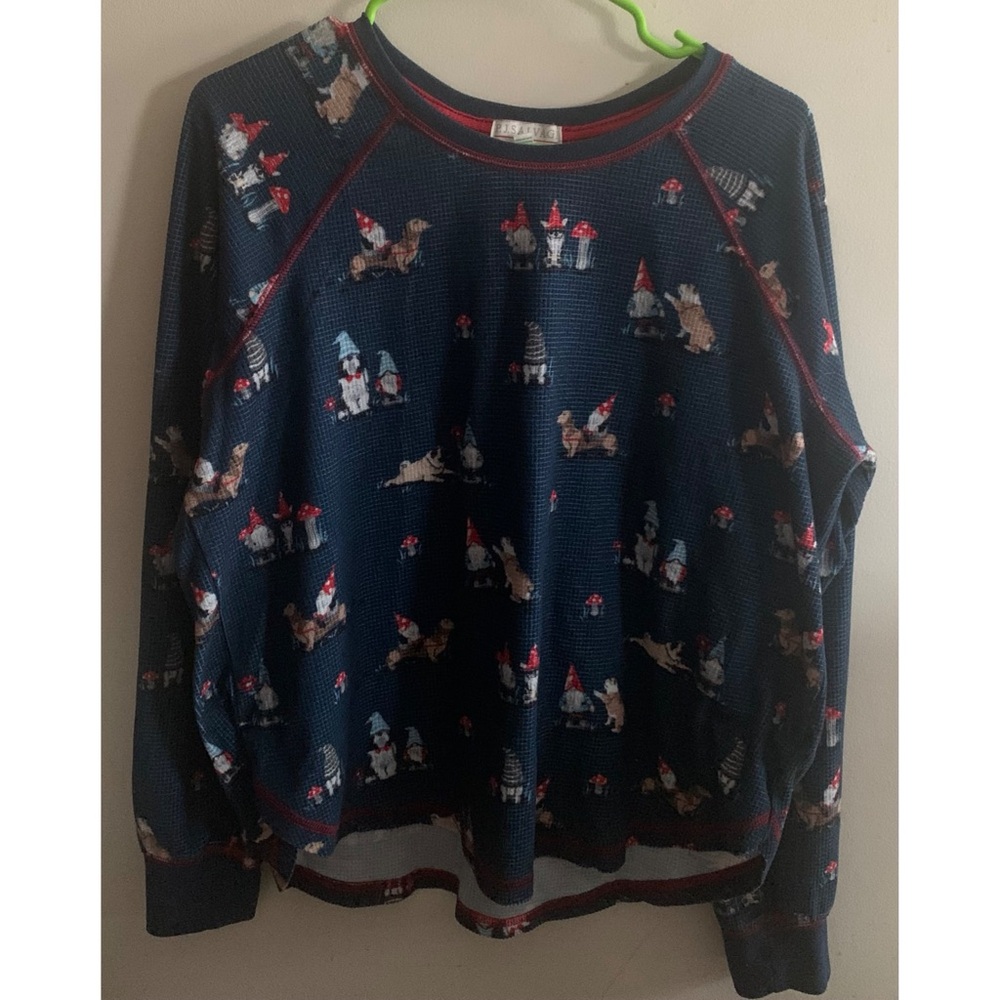 PJ Salvage | pug & gnome sweatshirt PJ